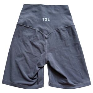 TSL Collection Gray High Waisted Athletic Shorts Size Small
